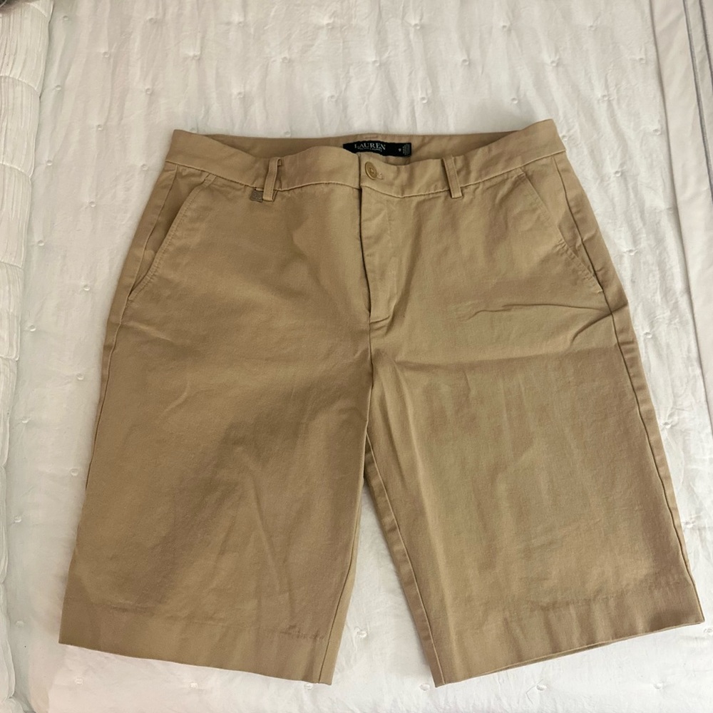 Lauren Ralph Lauren Women Casual Shorts (Khaki) Size 12